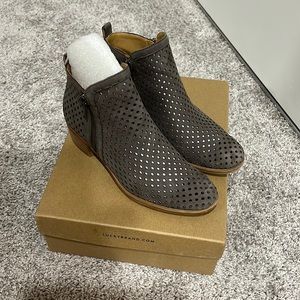 Lucky Brand perforated Bootie size 6